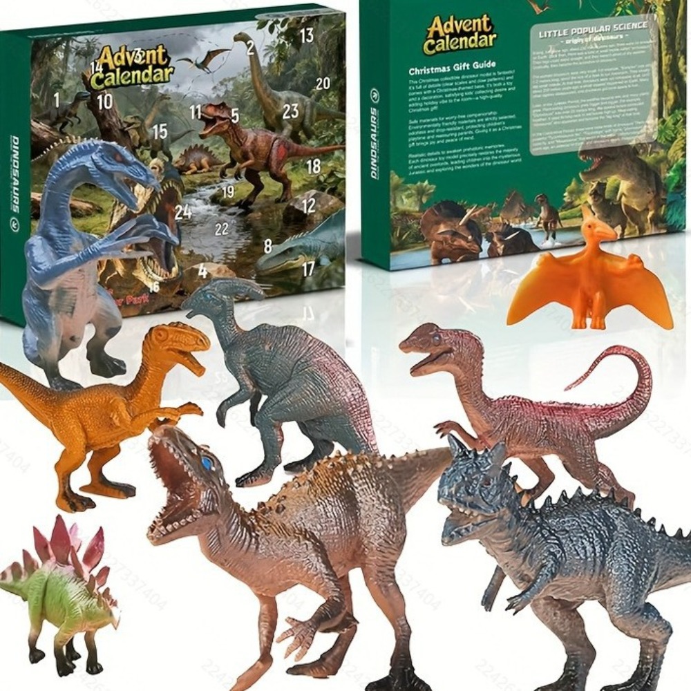 Kids Toys Xmas 2025 - Calendari dell'Avvento 2025 Bambini Dinosauro Giocattoli