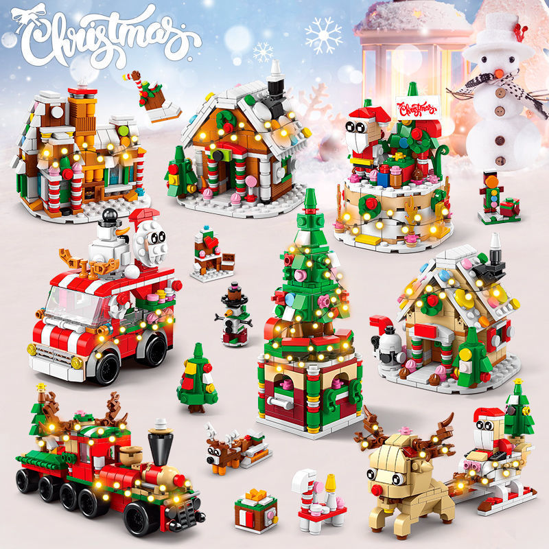 Kids Toys Xmas 2025 - Kit di Costruzioni 10in1 Natalizio con