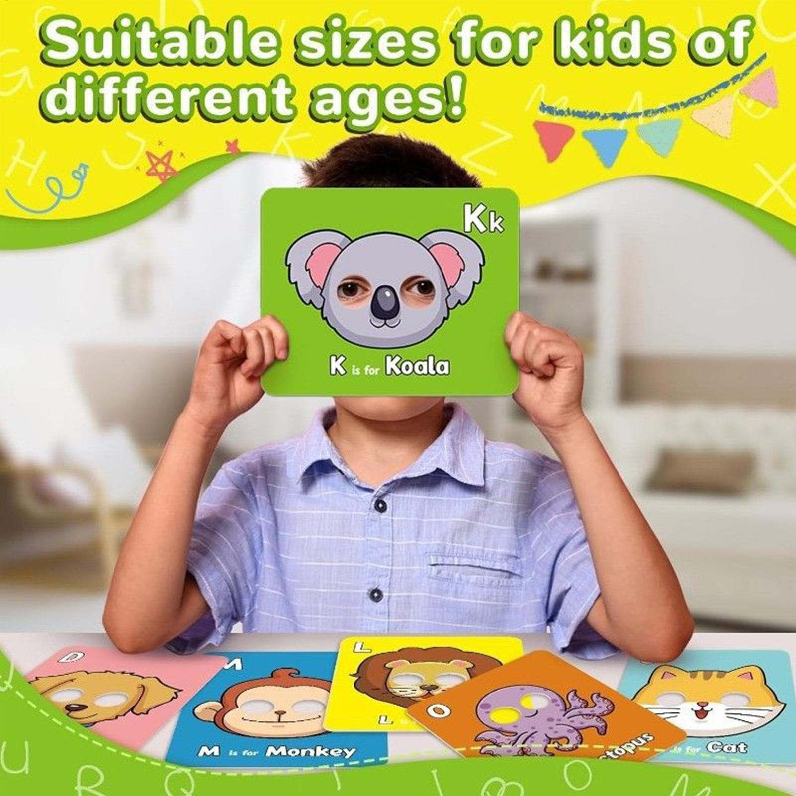 Educational Flash Card - 26 Pezzi Schede Flash Alfabeto Carte