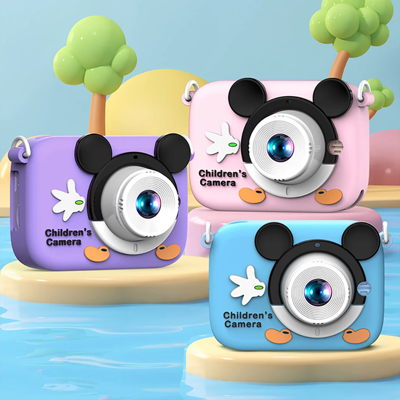 Kids Toys Top View - Macchina fotografica per cartoni animati per