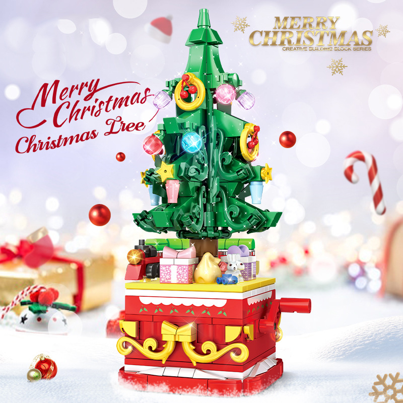Best Kids Toys Xmas - Albero di Natale Building Blocks Villaggio