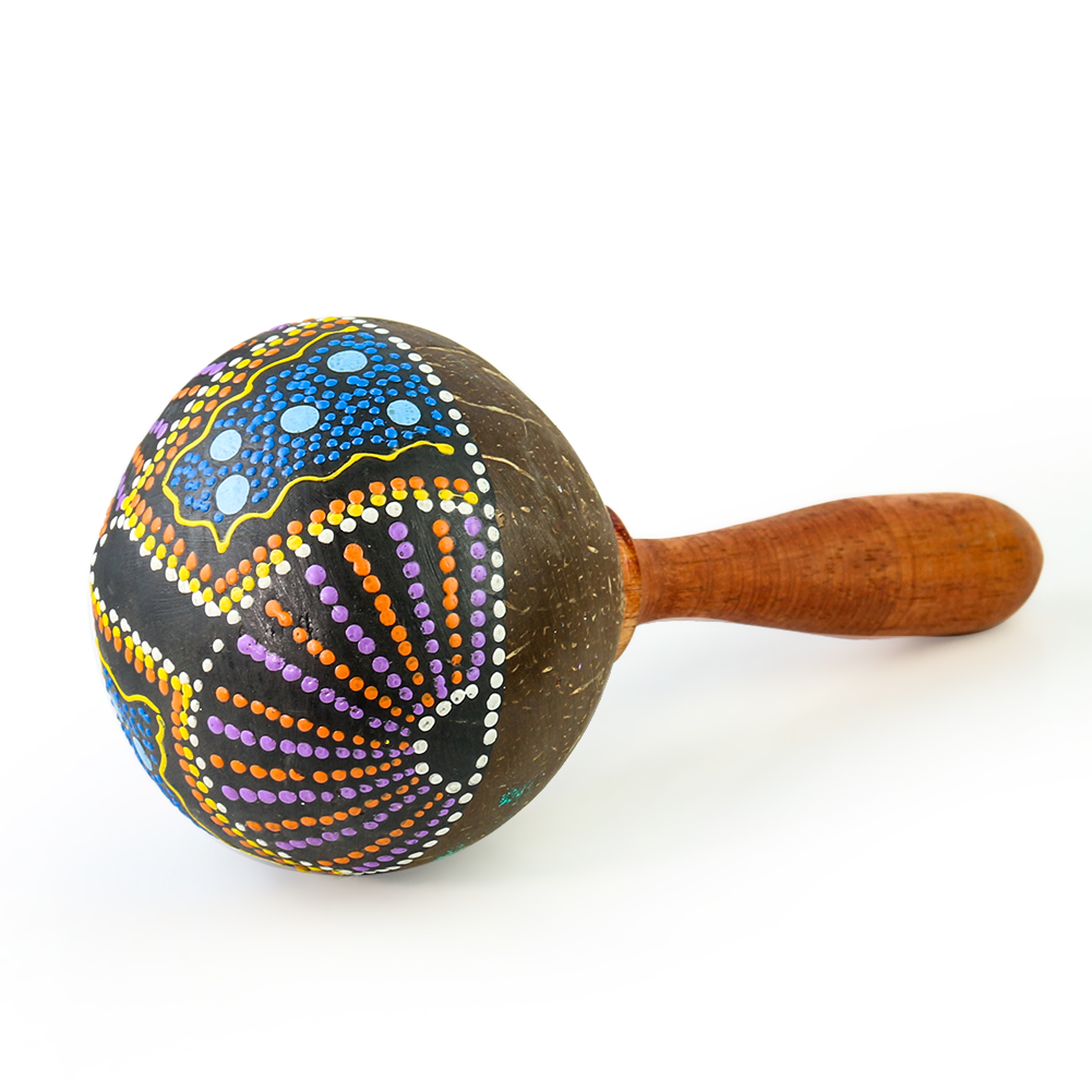 Maraca in guscio di cocco natu - Kids Toys Indonesia recensione e prezzo